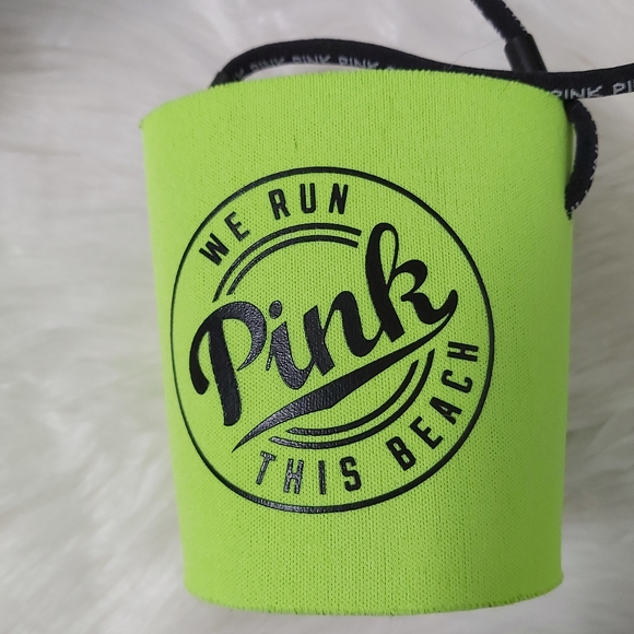 PINK beach drink holder koozie lanyard - Picture 2 of 7